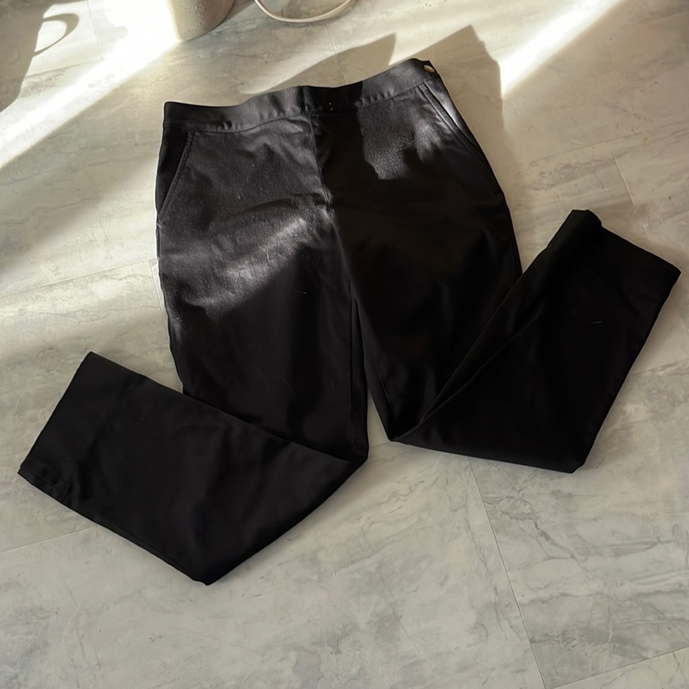 Ralph Lauren  pants  Midrise charcoal dress slacks / Front slash Pockets  Sz. 6P